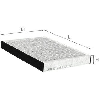 Фильтр салона (с акт углем) VOLVO S60 III, V60 II, V60 II Cross Country, S90 II, V90 II, XC60 II, XC90 II Альфа ALPHA FILTER AF5203A