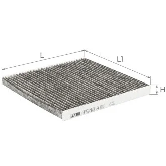 Фильтр салона ALPHA FILTER AF5210A