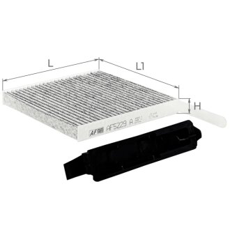 Фильтр салона DACIA Duster I, Sandero, Logan; RENAULT Duster I, Sandero,Twingo II, Wind, Modus, Clio III Альфа ALPHA FILTER AF5229a