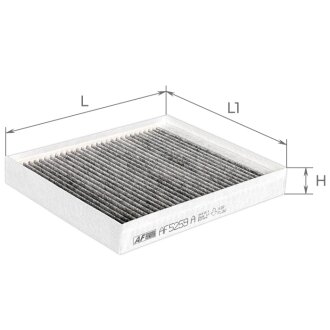 Фильтр салона с активн. углем Sonata (14-), Optima (15-) ALPHA FILTER AF5259A