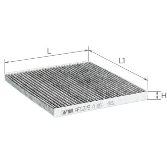 Фільтр салону ALPHA FILTER AF5275A