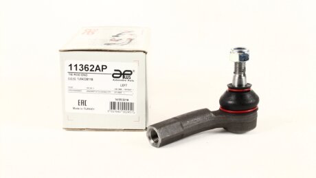 Наконечник рулевой пер левый Audi A1, A3, TT (98-) / Seat Leon / VW Golf, Jetta (99-) / Skoda Fabia, Octavia (98-). APLUS 11362AP