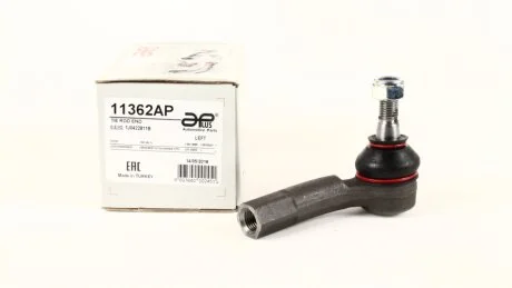 Наконечник рулевой пер левый Audi A1, A3, TT (98-) / Seat Leon / VW Golf, Jetta (99-) / Skoda Fabia, Octavia (98-). APLUS 11362AP
