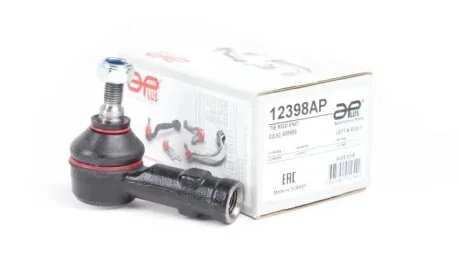 Наконечник рулевой Citroen Jumpy (94-) / Peugeot 806, Expert (95-) / Fiat Scudo (96-). APLUS 12398AP