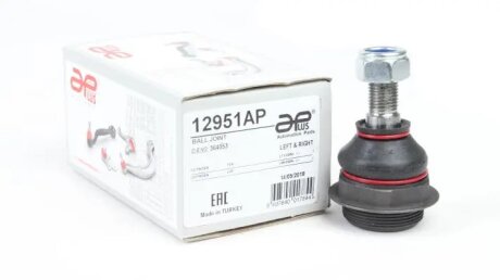 Опора шаровая перед Citroen C4, Berlingo (06-) / Peugeot 308, 307, 3008, 5008, Partner (07-) (замена для 18308AP). APLUS 12951AP
