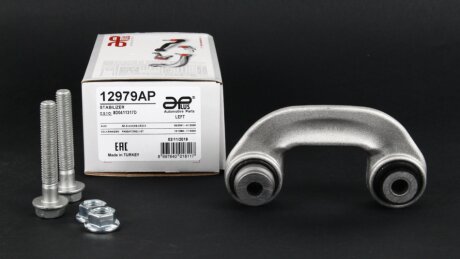 Стойка стабилизатора передняя левая Audi A4, A6 (97-)/Skoda Superb (02-)/VW Passat (96-). APLUS 12979AP