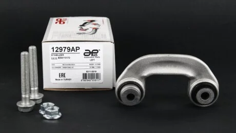 Стойка стабилизатора передняя левая Audi A4, A6 (97-)/Skoda Superb (02-)/VW Passat (96-). APLUS 12979AP