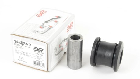 Сайлентблок рычага лев/прав, пер (с втулкой) CITROEN JUMPER, PEUGEOT BOXER (244) (02-). APLUS 14888AP