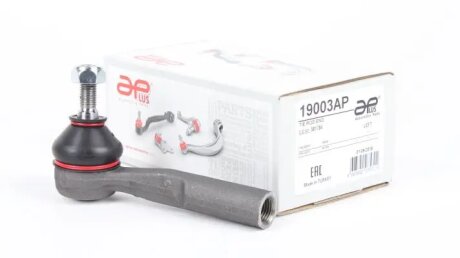 Наконечник рулевой лев Peugeot Bipper / Alfa Romeo MiTo / Nemo / Punto / Corsa (06-) (замена для 16256AP). APLUS 19003AP