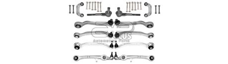 Комплект важелів передньої підвіски AUDI A6 (4FH, C6) (05/06-08/11) 3.0 TFSI QUATTRO, конус 20,8 мм. APLUS 19833AP