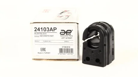 Втулка стабилизатора пер (22мм) Renault Megane III (08-), Scenic III (09-), FLUENCE (L30_) [02/10-]. APLUS 24103AP