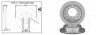 Диск тормозной задний (кратно 2) TOYOTA LAND CRUISER PRADO 2.8, 3.0 (-20) (61899 APLUS 61899AP (фото 1)