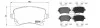 Колодки тормозные задн AUDI A6 (4F2, C6) (04/04-06/11). APLUS 71137BAAP (фото 1)