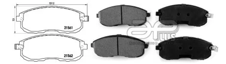 Колодки гальмівні перед NISSAN JUKE (F15) (06/10-) APPLUS APLUS 71219BAAP