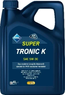 Олива моторна Aral SuperTronic K 5W-30, 4 л ARAL 15F476