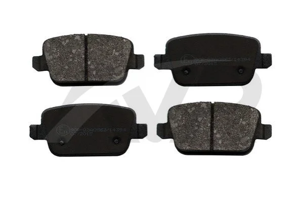 Колодки гальмівні задні Ford Focus, Mondeo, Kuga (04-14)/Volvo S80, V70, XC70 (06-16)/Land Rover Freelander II Asam ASAM 71740 (фото 1)