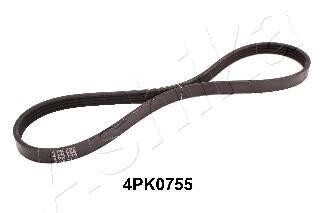 Ремень поликлиновый(приводной) ASHIKA 112-4PK0755