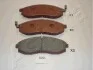 Колодки тормозные дисковые (комплект 4 шт.) ASHIKA 50-05-582 (фото 1)