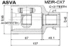 Шарнір рівних кутових швидкостей (ШРКШ) ASVA MZIRCX7 (фото 1)