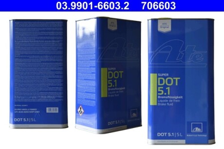 Тормозная жидкость DOT5.1 ATE 03990166032