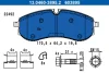 Комплект гальмівних колодок ATE 13046038952 (фото 1)