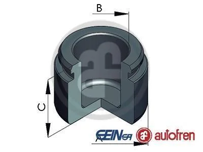 Поршень супорта пер. Insignia A 09-/Astra J 12-/Tesla Model S 14- (44x30mm)(Brembo) AUTOFREN D025504
