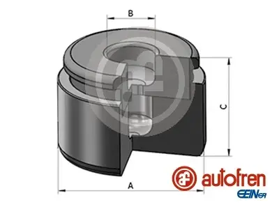 Поршень супорта пер./зад. S60 03-/BMW 1/3 06- (42x30mm)(Brembo) AUTOFREN D025565 (фото 1)