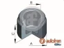 Поршень супорта пер. BMW 1/3 06-/Cayenne 02-/Touareg 02-(36x30mm)(Brembo) AUTOFREN D025567 (фото 1)