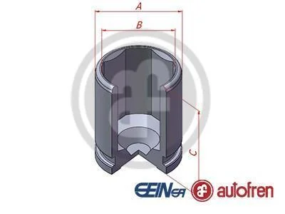 Поршень супорта зад. C4 18-/W177/W247/Astra L 21-/308/508 18- (38x53mm)(Bosch) AUTOFREN D025688