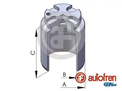 Поршень супорта зад. Fiesta 7 18-/Mazda 3 13-/CX-3 13- (36x47,8mm)(ATE) AUTOFREN D025729 (фото 1)