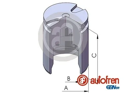 Поршень супорта зад. Mazda 6 12- (38x45mm)(Akebono) AUTOFREN D025758