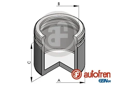 Поршень супорта пер. Kamiq 19-/Fabia IV 21-(54x58mm)(Mando) AUTOFREN D025796