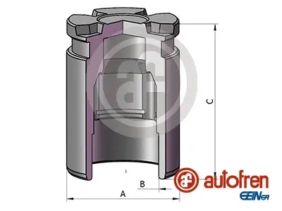 Поршень супорта Tipo 16- (38x49mm)(Mando) AUTOFREN D025805 (фото 1)