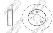 Диск тормозной передний (цена за 2шт) Renault Clio 1,2 1,9 D (86-) Automotor France AUTOMOTOR France ADC4705