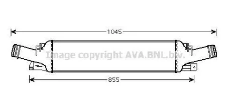 Охладитель наддувочного воздуха AVA COOLING AI4294