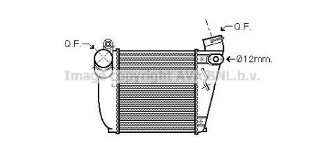 Охолоджувач наддувального повітря AVA COOLING AIA4354