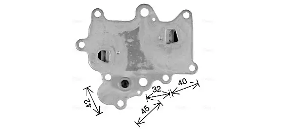 Радиатор масляный Fiat Doblo (10-), Tipo (16-)/Jeep Renegade (15-)/Opel Combo (1 AVA COOLING AL3152 (фото 1)