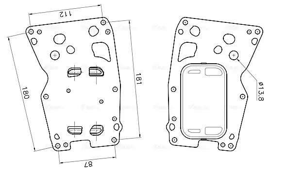 Радиатор масляный BMW 3 F30 (12-), 5 F10 (10-), 7 F01 (09-), X3 F25 (11-), X5 F1 AVA COOLING BW3627 (фото 1)