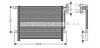 Радиатор кодиционера AVA COOLING BW5203 (фото 1)