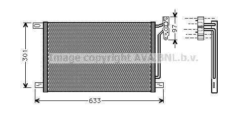 Радіатор кондиціонера BMW 3 E46 (98-), X3 E83 (03-) 2.0D, 3.0D AVA AVA COOLING BW5215 (фото 1)