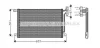 Радіатор кондиціонера BMW 3 E46 (98-), X3 E83 (03-) 2.0D, 3.0D AVA AVA COOLING BW5215 (фото 1)