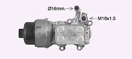 Радіатор масляний Citroen C4 (05-), C5 (08-), Jumpy (07-)/Ford Focus (05-)/Peugeot 307 (01-), 407 (04-), Expert (07-) 2.0 HDI AVA AVA COOLING CN3307H