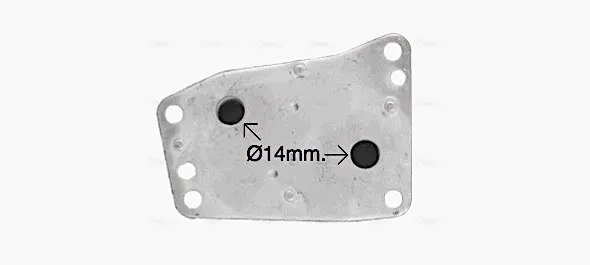 Радіатор масляний Citroen Jumper (06-), Jumpy (16-)/Peugeot Boxer (06-), Expert (16-)/Ford Focus (11-), Kuga (13-) 2.0 BLUEHDI AVA AVA COOLING CN3327 (фото 1)