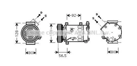 Компресор кондицiонера CLEVER FIT AVA COOLING CNAK242
