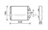 Радиатор отопителя салона Renault Dokker (12-), Lodgy (12-) AC+/-. AVA COOLING DAA6014 (фото 1)