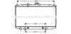 Радиатор охлаждения двигателя Nissan Primera (02-08) 1,8i AT, Primera (00-06) 1 AVA COOLING DNA2218 (фото 1)