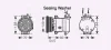 Компрессор кондиционера Chevrolet Lacetti (03-)/Daewoo Nubira (97-) AV AVA COOLING DWAK091 (фото 1)