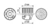 Вентилятор отопителя салона Ford Focus II C-max 04> AC+/-. AVA COOLING FD8613 (фото 1)