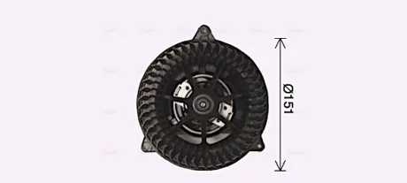 Вентилятор опалювача салону Ford Mondeo (01-07), Focus (99-04) AVA AVA COOLING FD8653