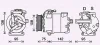 Компресор кондиціонера Ford Transit (14-), Transit Custom (13-) 2.2TDCi AVA AVA COOLING FDAK635 (фото 1)